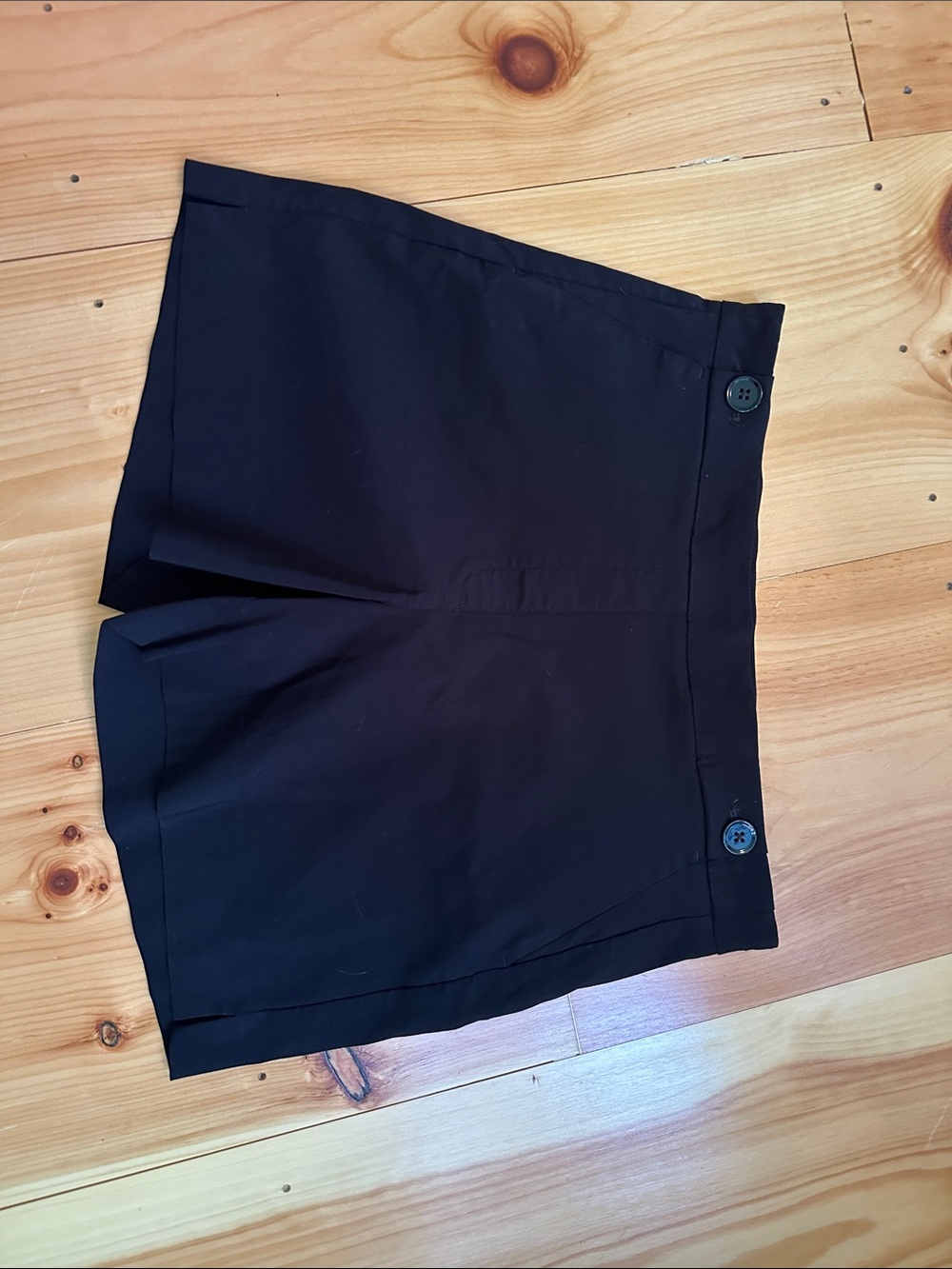 White House Black Market Black Tailored Bermuda Shorts (stretchy for comfort)